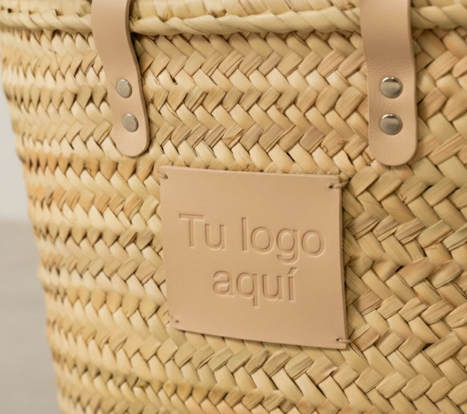 Bolso de mimbre personalizado