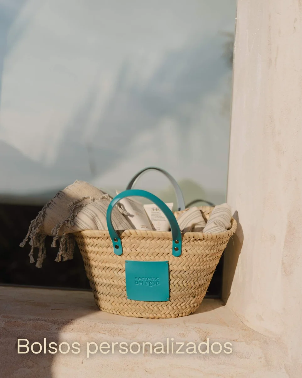 Capazos de palma personalizados