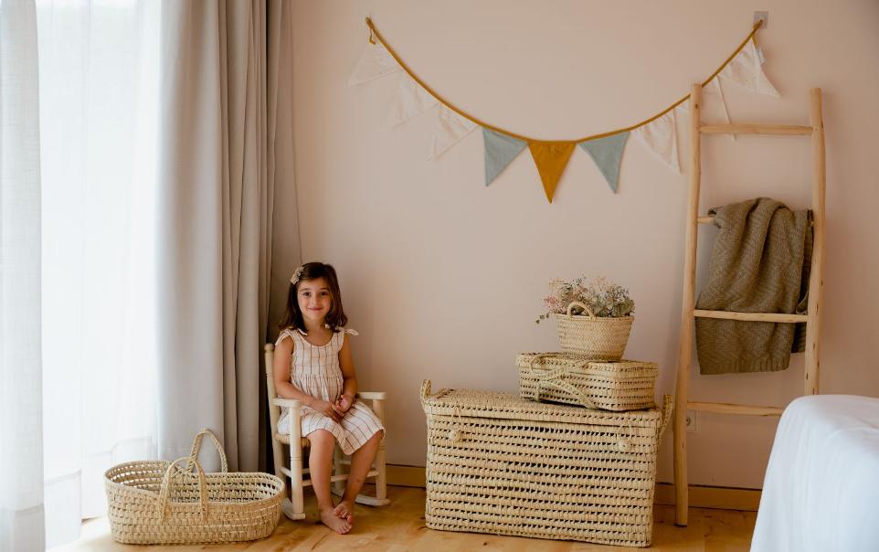 SUPERB Escalera decorativa de madera artesanal 150 cm En Madera de Limón  100% Natural -  España