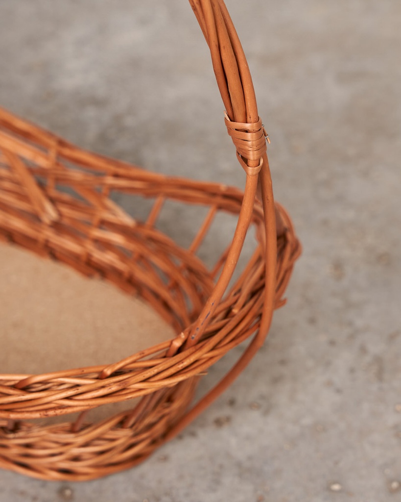 Cesta navideña natural 57 cm