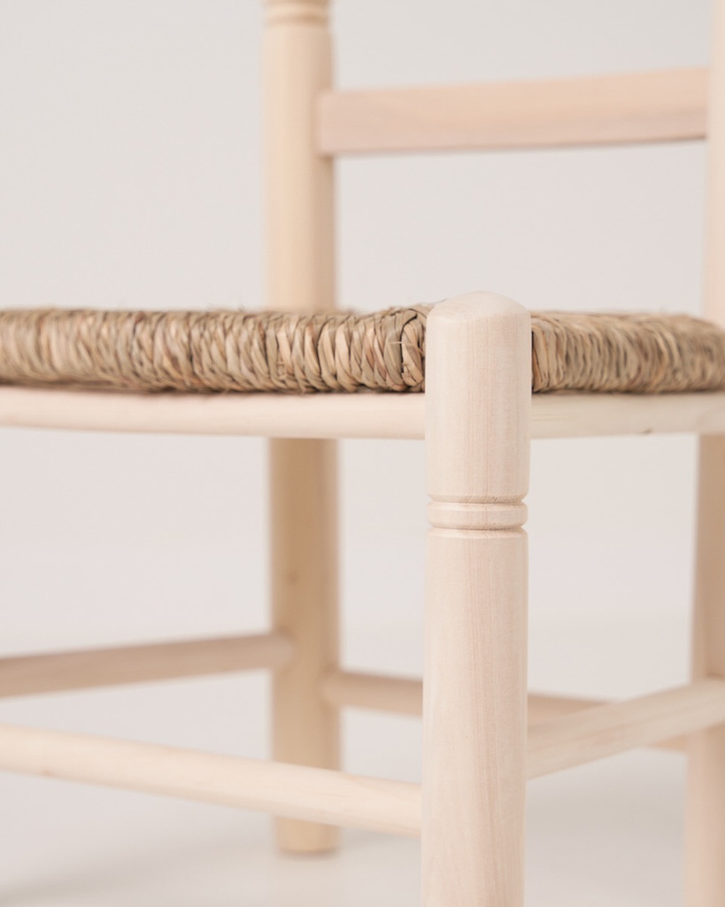 Pack ahorro: Mesa + sillas (1, 2, 3 o 4) de madera infantil. Color madera natural