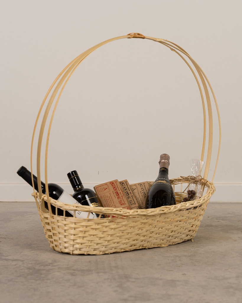 Cesta navideña Bambú 57cm