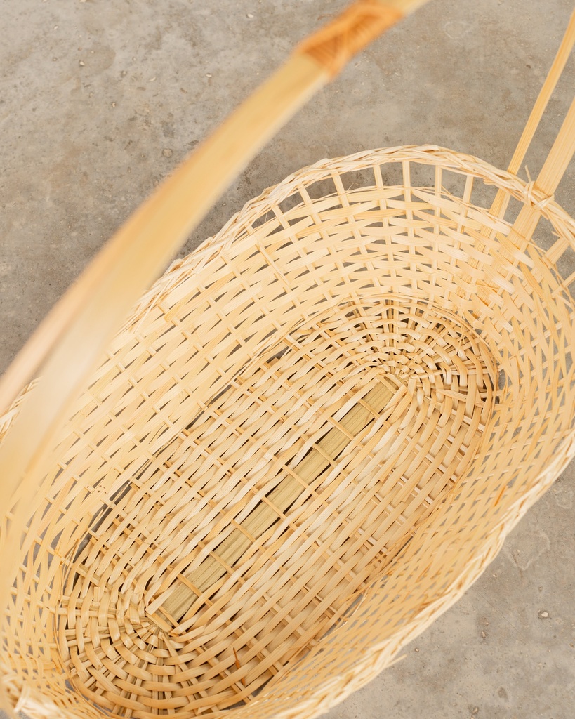 Cesta navideña Bambú 57cm