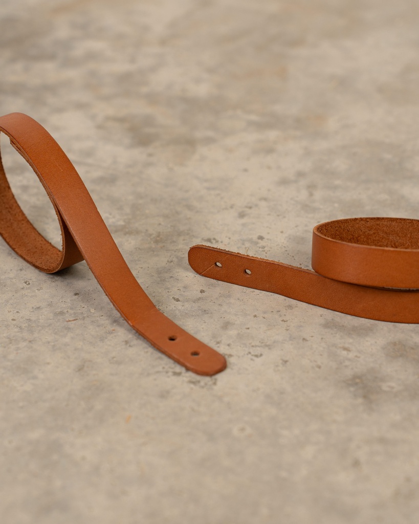 Juego de asas de cuero bandolera