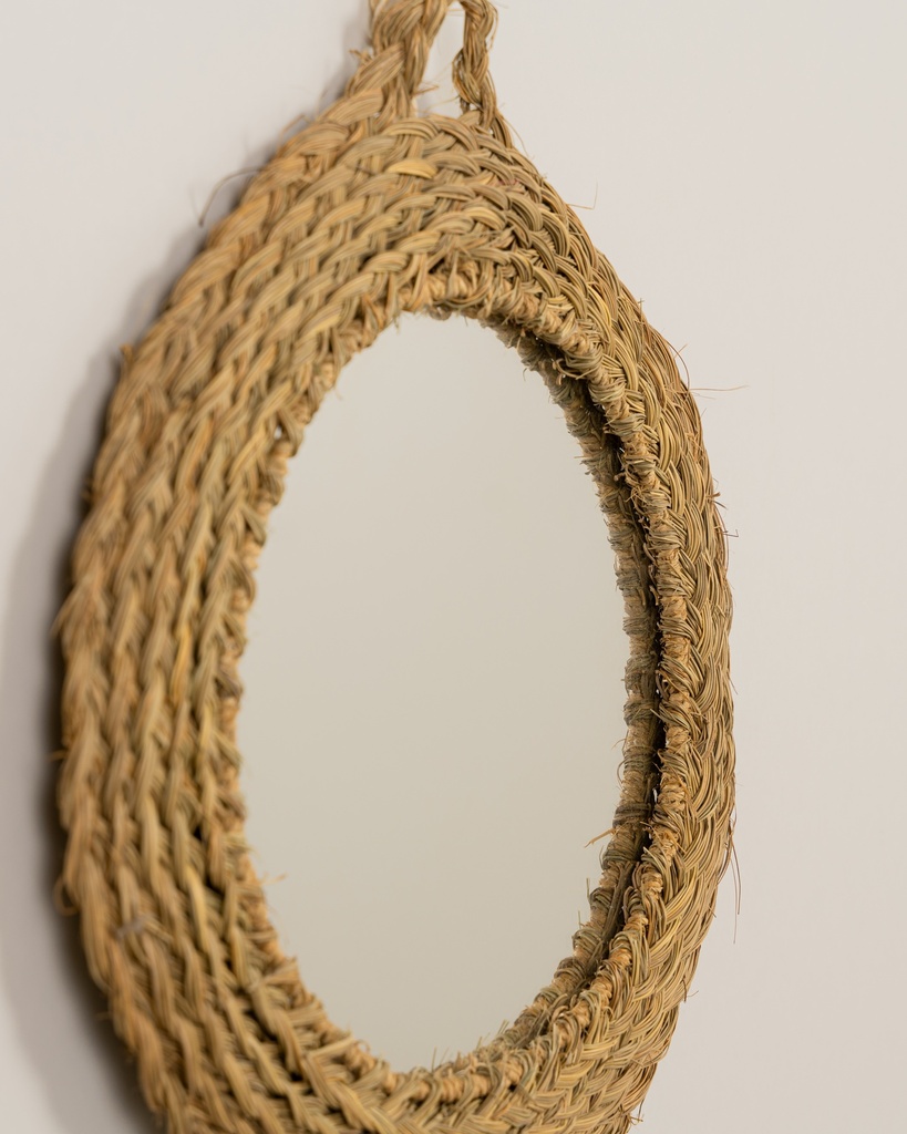 Espejo de esparto Mombasa