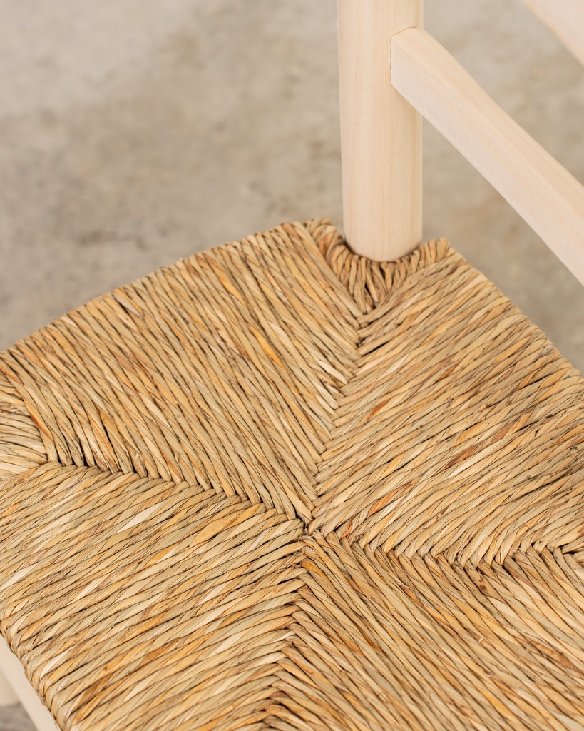 Silla enea costurera natural