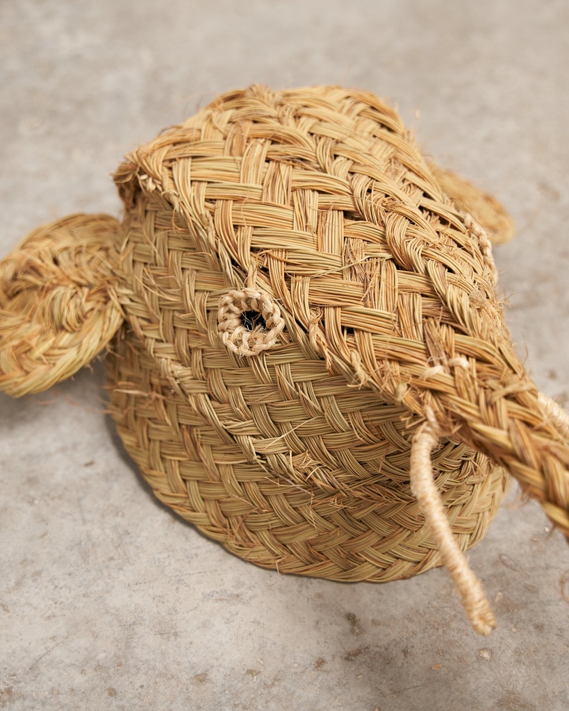 Cabeza de elefante de esparto