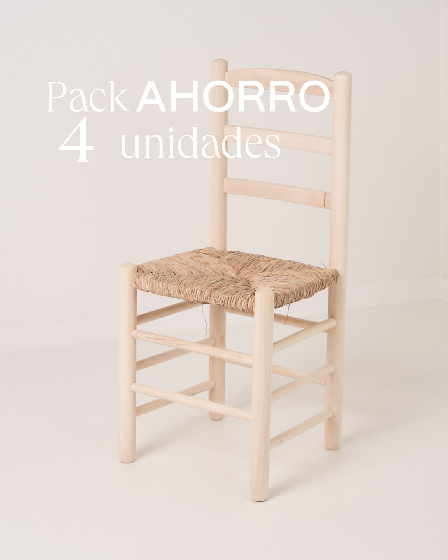 Pack de 4 sillas Básicas