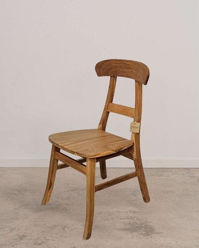 [8048] Silla de teca Nature apilable